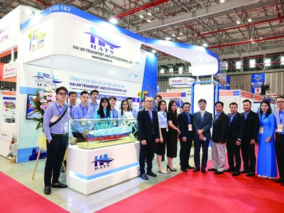 Hải An cùng các đơn vị thành viên tại Triển lãm quốc tế Logistics Việt Nam 2024.