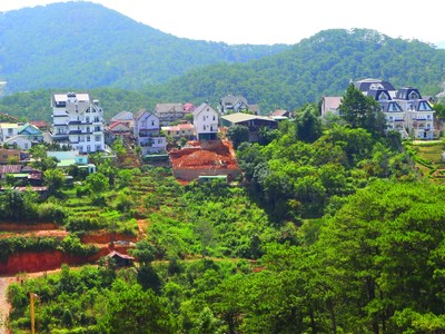 Bất động sản nghỉ dưỡng Lâm Đồng. Ảnh: Lê Toàn.
