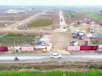 Một góc dự án Vinhomes Đan Phượng. Ảnh: Dũng Minh.