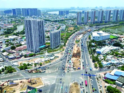 Các dự án bất động sản sẽ được hưởng lợi khi hạ tầng giao thông phát triển đồng bộ.