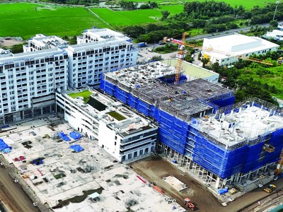 Dự án nhà ở xã hội Thủ Thiêm Green House. Ảnh: Trọng Tín.