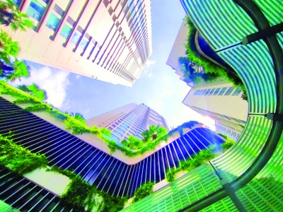 Mảng cho thuê văn phòng đối diện với sự cạnh tranh gay gắt khi nguồn cung chất lượng cao gia tăng. Ảnh: Lê Toàn.