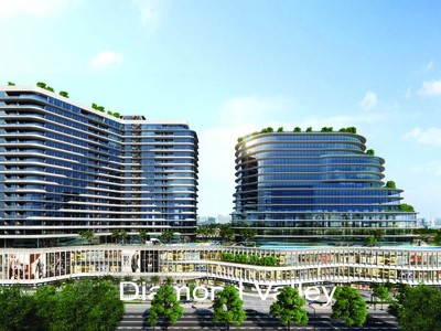 Phối cảnh dự án Diamond Sky. Ảnh: Lê Toàn.