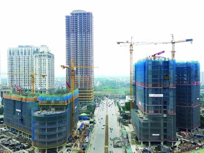 Thị trường bất động sản đang nhận được những động lực to lớn. Ảnh: Dũng Minh.