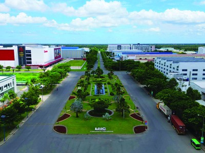 Nghị quyết 68 thúc đẩy hơn nữa quy trình chuyển đổi từ khu công nghiệp truyền thống sang khu công nghiệp sinh thái. Ảnh: Lê Toàn.