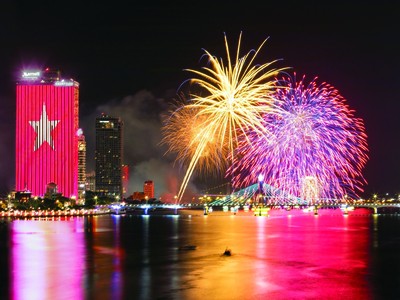 M Landmark Residences có tầm nhìn bao trọn sông Hàn và toàn cảnh lễ hội pháo hoa quốc tế.