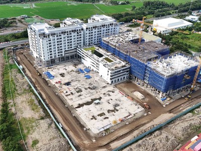 Dự án nhà ở xã hội cho công nhân thuê tại TP. Thủ Đức. Ảnh: Trọng Tín.