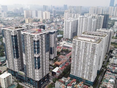 Đà tăng giá căn hộ dự báo tiếp tục duy trì ở mức 2 con số trong năm nay. Ảnh: Dũng Minh.