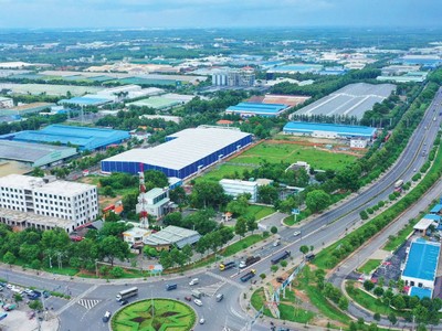 Chủ trương sáp nhập địa giới hành chính giúp mở rộng không gian phát triển bất động sản công nghiệp khu vực phía Nam. Ảnh: Lê Toàn.