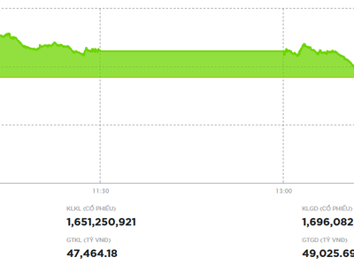 Lực bán gia tăng ở vùng giá cao, VN-Index điều chỉnh mạnh
