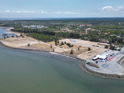 Siêu dự án Vinhomes Green Paradise Cần Giờ đang được triển khai xây dựng. Ảnh: Lê Toàn.