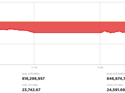 VN-Index thủng mốc hỗ trợ quan trọng 1.600 điểm