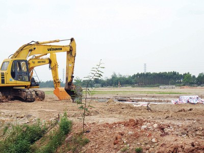 Chi phí đất đai luôn chiếm tỷ trọng lớn trong tổng chi phí phát triển dự án. Ảnh: Dũng Minh.