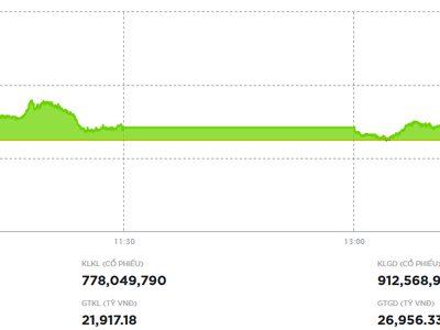 Hai mã VJC và VIC hỗ trợ, VN-Index thu hẹp đà giảm trong phiên chiều 25/11