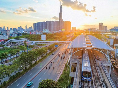  Hành lang pháp lý đã mở đường cho TP.HCM thí điểm hình mô hình phát triển đô thị theo định hướng giao thông công cộng (TOD). Ảnh: Lê Toàn.