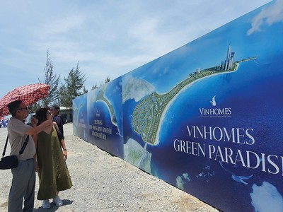 Các siêu đô thị như Vinhomes Green Paradise Cần Giờ sẽ là nguồn cung cấp sản phẩm chính cho thị trường trong thời gian tới. Ảnh: Lê Toàn.