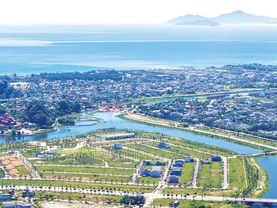 Thị trường miền Trung cũng chứng kiến sự trở lại của phân khúc đất nền sau thời gian dài trầm lắng. Ảnh: Ngọc Tân.