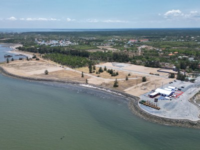 Dự án lấn biển Cần Giờ. Ảnh: Lê Toàn.