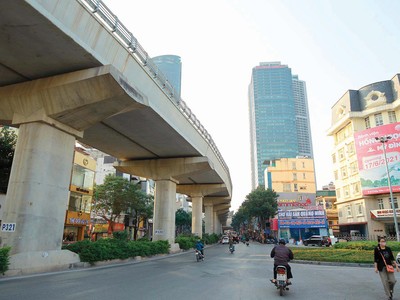 Hà Nội đặt mục tiêu đến năm 2030 hoàn thành khoảng 100 km đường sắt đô thị.