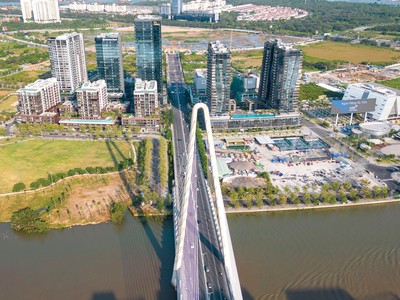 Hiện tại, bức tranh đầu tư địa ốc phía Nam đang được vẽ lại bằng những gam màu của sự bền vững. Ảnh: Lê Toàn.