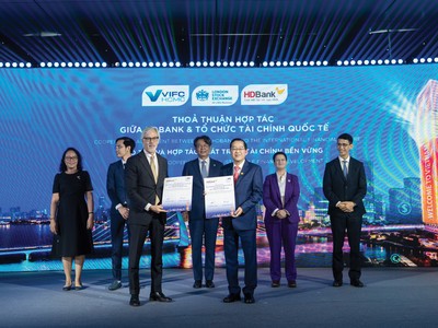 HDBank thiết lập quan hệ hợp tác với IFC nhằm thúc đẩy tài chính bền vững.