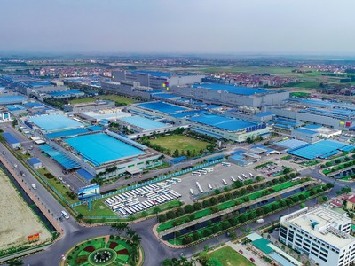 Lĩnh vực khu công nghiệp đang hút mạnh vốn FDI. Ảnh: Dũng Minh.