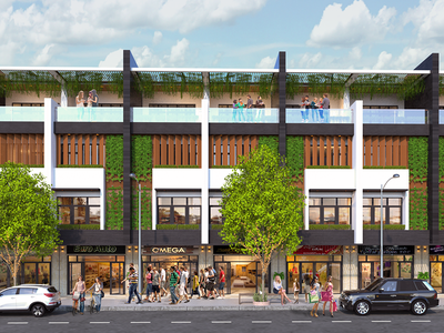 Phối cảnh dự án Khu nhà ở Thương mại Trường Thịnh (Đồng Hới, Quảng Bình)