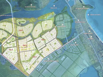 Phối cảnh Khu đô thị du lịch Thủy Tú.