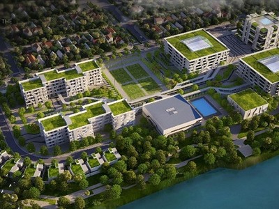 Phối cảnh tổng thể dự án ĐH FPT phân hiệu AI Quy Nhơn.