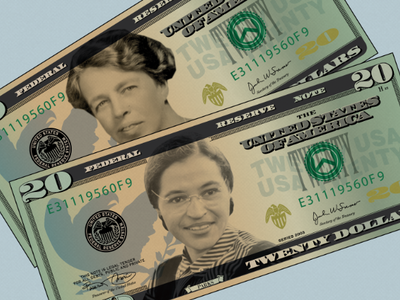 Đề nghị đưa hình phụ nữ lên tờ 20 USD thay hình Tổng thống Andrew Jackson