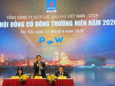 Ông Hồ Công Kỳ, Chủ tịch PV Power phát biểu tại Đại hội