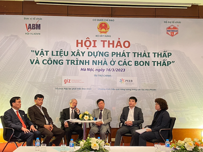 Sử dụng vật liệu xây dựng phát thải thấp, góp phần thực hiện đề án xây dựng ít nhất 1 triệu căn hộ nhà ở xã hội