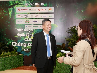 Ông Nguyễn Văn Thức, Phó tổng giám đốc, Nhựa Tiền Phong chia sẻ bên lề Hội thảo