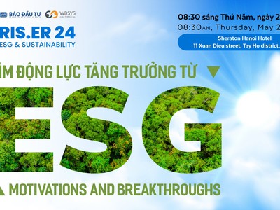 Tìm động lực tăng trưởng từ ESG