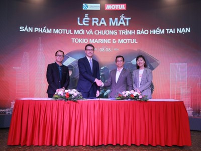 Miễn phí 3 tháng đầu với bảo hiểm tai nạn của Tokio Marine dành cho khách hàng Motul Việt Nam