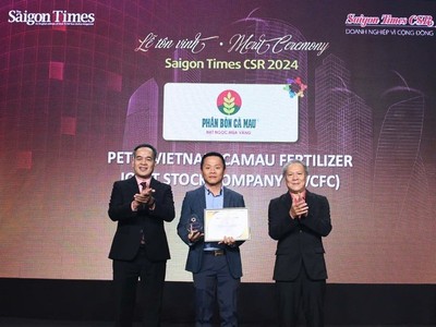 Lần thứ 3 liên tiếp, Phân Bón Cà Mau được vinh danh “Doanh nghiệp vì cộng đồng” 