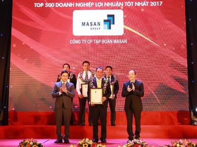 Tập đoàn Masan thuộc Top 5 doanh nghiệp tư nhân lớn nhất Việt Nam