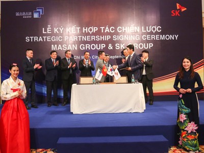 Đầu tư 470 triệu USD, SK Group trở thành nhà đầu tư nước ngoài lớn nhất của Masan Group 