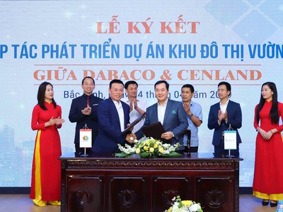 DabacoGroup và CenLand ký kết hợp tác phát triển dự án KĐT Vườn Sen 