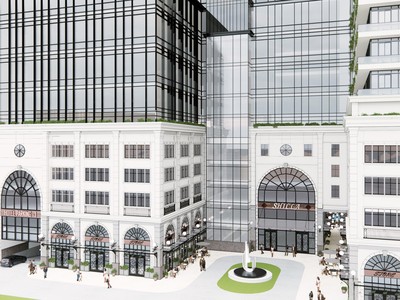 Phối cảnh dự án Khu phức hợp cao cấp trên 'đất vàng' Khách sạn Kim Liên do Thaiholdings 'bắt tay' Samsung triển khai 