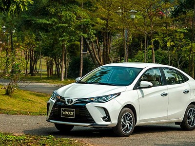 Toyota Vios đứng ở vị trí thứ hai với doanh số 2.014 xe (ảnh minh họa)