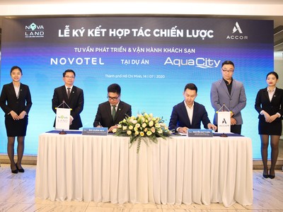 Tập đoàn Novaland ký kết hợp tác chiến lược cùng Accor phát triển Aqua City