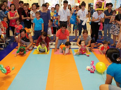 Manulife Việt Nam tài trợ cho Ngày hội trẻ em và gia đình 