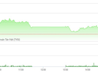 Phiên chiều 24/3: Nhóm cổ phiếu chứng khoán dậy sóng