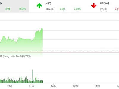 Phiên sáng 1/11: ROS trở lại trường đua, thị trường khởi sắc