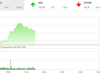 Phiên sáng 29/11: Sóng cổ phiếu thoái vốn, VN-Index chinh phục mốc 945 điểm