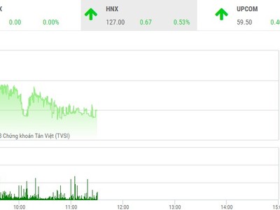 Phiên sáng 24/1: Dòng tiền chờ đợi sàn HOSE