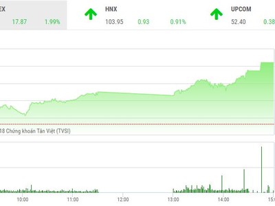 Phiên chiều 19/11: VIC bất ngờ khởi sắc, VN-Index "bay cao"