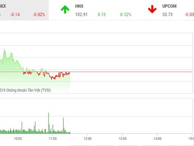 Phiên sáng 25/1: Đìu hiu