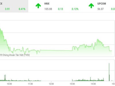 Phiên chiều 19/4: Cổ phiếu vừa và nhỏ nổi sóng